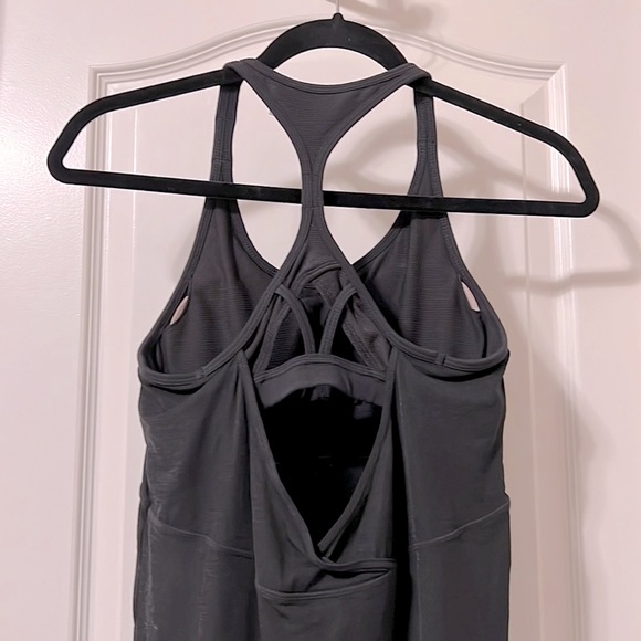 Athleta Black Tank Racerback with Built in Bra - Picture 9 of 13